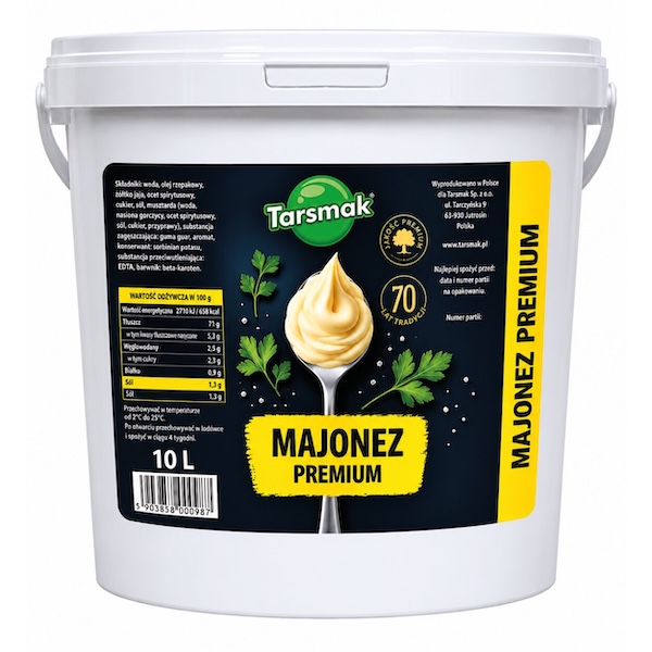 Majonez – 70% premium – 10 kg – Tarsmak
