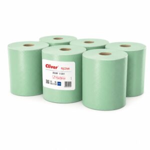 Ręcznik papierowy zielony – 6 szt. – Cliver