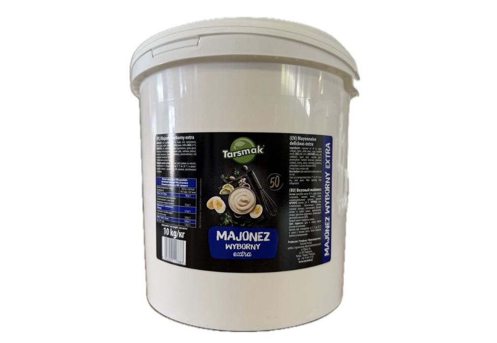 Majonez wyborny – 50% – 10 kg – Tarsmak