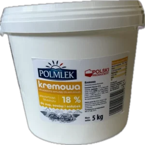 Produkt Śmietanopodobny Kremowy 18% Polmlek 5 kg