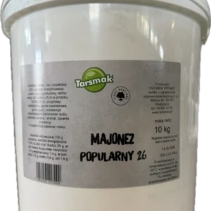 Majonez popularny – 26% – 10 kg – Tarsmak